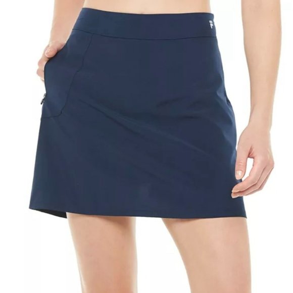 Fila | Shorts | Fila Golf Skort Wicking Navy Womens Size L Mid Rise Relaxed  Fit Midthigh | Poshmark
